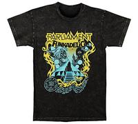 Yustery George Clinton & Parliament Funkadelic Men's Vintage T-shirt Black, 0Black, Large