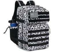 Yusudan Military Tactical Backpack for Men Women, 3 Day Assault Pack Army Molle Bag Hiking Backpacks, Leopard, Tactical Backpack