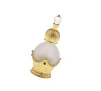 YUSUZH 15ml Vintage Glass Empty Perfume Spray Bottle Atomizer Refillable Silver Gold for Traveling(Gold)