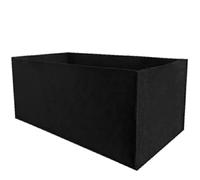 YUSUZH 2 Pcs Garden Planting Bag with Handles Multi-size Felt Grow Rectangle Nursery Pot Vegetable Tomato Potato for Vegetable(100x60x20cm)