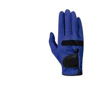 YUSUZH 2PCS Summer Golf Gloves Sweat-wicking Microfiber Fabric Soft, Breathable And Hard-wearing for Beginners & Professionals(Blue Righe,24)