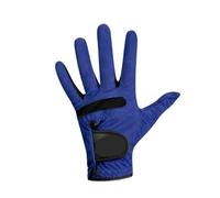 YUSUZH 2PCS Summer Golf Gloves Sweat-wicking Microfiber Fabric Soft, Breathable And Hard-wearing for Beginners & Professionals(Blue Left,25)