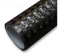 YUSUZH 3PCS Car Reflective Tape Sticker Safety Mark Auto Styling Self Adhesive Warning Trim Motorcycle Bicycle Film Decoration Tool for Outdoor Stairs(Dark black,30cm x 500cm)