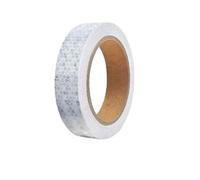 YUSUZH 3PCS Reflective Tape Sticker for Ight Warning Label Sticker Safety Mark Tape Self-adhesive for Motorcycle Bicycle Reflector for Outdoor Stairs(2.5cmx50m)