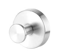 YUSUZH 6pcs Suction Cup Hook Suitable for Bathroom Kitchen, Gravity, No Punching, Single Can Hang 15 Pounds for Bathroom & Kitchen(Silver)