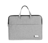 YUSUZH Oxford Computer Bag Document with Handle and Meeting Office School Organizer Handbag Briefcase for Carrying Paper Files for Women Men(Grey)