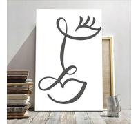 YUSUZHU Big Size Graffiti Art Wall Lashes-And-Lips Canvas Poster Paintings For Living Room Bedroom Corridor Wall Decor Pictures 21x30cm Withframe