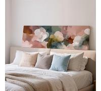 YUSUZHU Floral Canvas Print, Wide Panoramic Wall Decor, Long Narrow Framed Art, Large size Earth Tone, Living Room Above Sofa Art(70x210cm/Frameless)