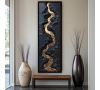 YUSUZHU Long Narrow Art, Tall and Thin Canvas wall Art, Vertical Wall Art, Framed Canvas Art for Office, Rooms or Hall Painting(60x180cm/Frameless)