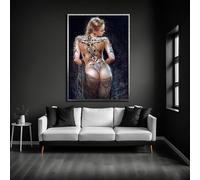 YUSUZHU Nude Sexy Body, Nude Poster, Woman Body Canvas, Canvas Wall Pictures, Girl Art Painting, Bedroom Wall Art, Woman Posters 60x90cm Frameless