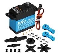 Yusvwkj 35KG Digital Servo High Torque Waterproof Full Metal Gear and Stainless Steel Gear Coreless Motor With 25T Arm for Robotic DIY, RC Car Angle 180 (FT5330M)