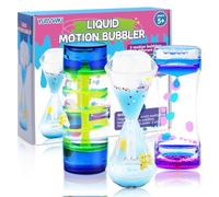 yusvwkj Sensory Toys for Autism, 3 PCS Liquid Motion Bubbles Timer for Kids & Adults, Hourglass Sensory Toys for ADHD, Relaxation & Stress Relief, Home Office Desktop Decompression Gift