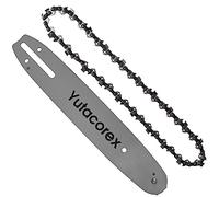 Yutacorex 10inch saw Guide Bar and Chain Combo,3/8,050,40DL,pole saw Replacement Accessories Fits SunJoe SWJ803E,Fits RYOBI RY40560,Fits SCOTTS PS45010S,Fits Greenworks,Fits Remington,Fits Makita