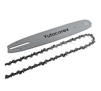 Yutacorex 12inch Chainsaw Guide Bar and Chain Combo, Replacement Accessories Fits DEWALT DCCS620B,DCCS620P1,Fits BLACK+DECKER LCS1240,Fits WORX WG381,Fits ROIBY,Fits Greenworks,Fits SKIL,Fits MAKITA