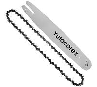 Yutacorex 16inch Chainsaw Guide Bar and Chain Combo,Replacement Accessories Fits Stihl MS250,MS180,MS170,MS171, Fits Stihl pole saw HT130,HT131,HT250,3005 008 3913,63PM355,164MLEA074,3/8".043" 55DL