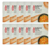 Yutaka Burdock Root Salad 100g (Pack of 10) | Authentic Japanese Ready-to-Eat Pickled Burdock Root | Crunchy, Earthy Flavour | Perfect Side Dish or Snack | Vegan & Gluten-Free