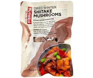 Yutaka - Dried Shiitake Mushrooms, 30g - Premium Donko Winter Mushrooms - Rich Umami Flavour, Vegan Friendly - High Fibre & Protein - Perfect for Soups, Stir-Fries, Risotto & Broths