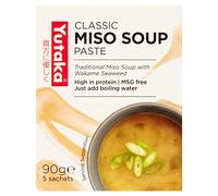 Yutaka Instant Miso Soup 90g (Pack of 3, 15 Sachets) | Authentic Japanese Umami-Rich Soup Mix | Quick & Easy Hot Soup for Healthy Meals & Snacks
