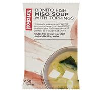 Yutaka Instant Miso Soup with Bonito 7.5g (Pack of 10) | Traditional Japanese Miso with Dashi - Quick & Umami-Rich