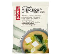 Yutaka Instant Miso Soup Vegetarian 7.5g (Pack of 10) | Plant-Based Japanese Miso with Seaweed & Tofu - Quick & Umami-Rich