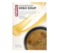 Yutaka Instant Miso Soup with Mushroom 22.5g ((7.5g x 3 sachets) | Authentic Taste, Gluten Free, Ready in Seconds