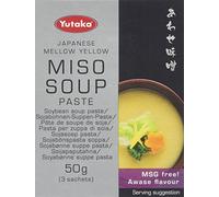 Yutaka Japanese Mellow Awase Flavour Yellow Miso Soup, 50 g, Pack of 12