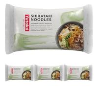 Yutaka Japanese White Shirataki Noodles 375g | Authentic Japanese Konjac Noodles | Vegan, Gluten-Free, High Fiber | Almost Zero Carbs & Calories | Keto & Low-Carb Friendly (Pack of 4)