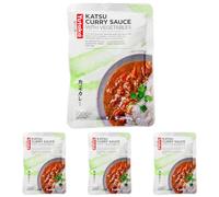 Yutaka Katsu Curry Sauce with Vegetables 200g | Authentic Japanese Ready-to-Use Sauce, Vegan-Friendly, No MSG, Perfect for Rice & Cutlets (Pack of 4)