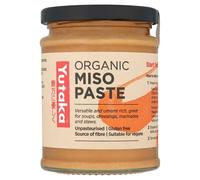 Yutaka - Organic Miso Paste, 300g - Unpasteurised Japanese Soybean Paste - Rich Umami Flavour - Perfect for Soups, Stews, Dressings & Marinades - Suitable for Vegans, Gluten Free