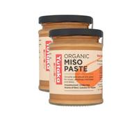 Yutaka Organic Miso Paste 300g x 2 packs - Authentic Japanese Soybean & Rice Miso | Unpasteurised Organic | Gluten Free Vegan Cooking Paste