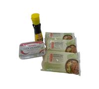 Yutaka Premium Korean White Shirataki Noodle Cooking Kit - 3 Packs Konjac Noodles + Gochujang Paste 170g + Ottoki Sesame Oil 110ml - Low Carb Healthy Stir Fry Meal Bundle