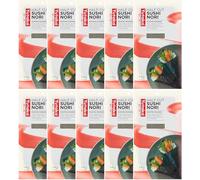 Yutaka Roasted Seaweed - Sushi Nori Half Sheets 10pc (Pack of 10, 100 Sheets) | Premium Quality, Crisp & Flavorful | Perfect for Sushi Rolls, Onigiri & Snacking | Authentic Japanese Taste