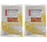 Yutaka Sakura Zuke Pickled Radish 1kg | Traditional Japanese Cherry Blossom Pickled Radish (Pack of 2)
