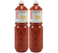 Yutaka Sriracha Chilli Sauce 1kg | Bold, Garlicky Heat with Tangy Kick | Perfect for Noodles, Stir-Fries, Burgers, Marinades & Dips | Vegan | Vegetarian | Gluten Free (Pack of 2)