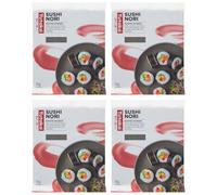 Yutaka Sushi Nori Seaweed Pack of 4 20 Full Sheets Premium Japanese Roaste