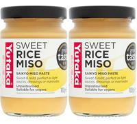 Yutaka Sweet Rice Miso Paste 100g | Mild & Naturally Fermented | Rich Umami with Subtle Sweetness | Perfect for Soups, Marinades, Dressings & Sauces | Vegan-Friendly (Pack of 2)