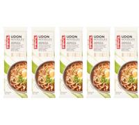 Yutaka Udon Noodles 250g (Pack of 5) | Authentic Japanese Wheat Noodles | Thick, Chewy & Versatile | Ideal for Soups, Stir-Fries & Hot Pots | Suitable for Vegans & Vegetarians