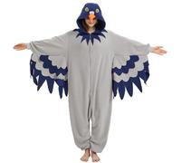 YUTCOTC Adult Pigeon Onesie Costume Pajamas,animal birds Onesie Pajamas,Christmas Halloween Pigeon Onesie Pajamas, Pigeon Onesie Pajamas, Medium