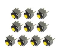 YUTNGYNG 10Pcs Kailhs Silents MicroSwitch 6x6x7.3mm Square Silents Switches Button Microswitch Switches Kailhs Silents MicroSwitch