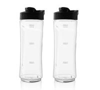 YUTNGYNG 2 Pack Juicer Cup,Smoothie Bottle, Cup Juicing Machine Part,Blend Active Bottle Cup Replacement, Blender Smoothie Bottle, Replacement Cup For BLSTPB BLSTP2 Models Blender