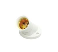 YUTNGYNG 20PCS E27 Angled Screw Socket Lamp Holder 45 Degree Angled Lamp Base for Wall Mounted Installation