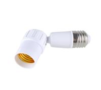 YUTNGYNG E27 Light Bulb Socket Extender Adapter With 360 Degree Rotatable Light,Fixtures E27 To E27 Base Adjustable E27 To E27 Socket, Flexible Lamp Holder Extender For Enhanced Positioning User
