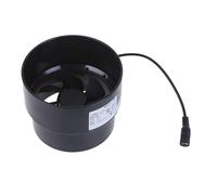 YUTNGYNG Energy Efficient 12V Duct Exhaust Fan 110mm To 100mm Reducer Suitable For Bathroom Kitchen Pet House With 3600RPM Speed