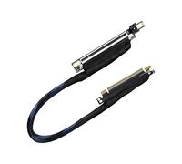 YUTNGYNG Fast Speed 64GT/s PCIe 5.0 GPU Extension Cable 270° Turn Braided Wiring Cord, Bidirectional Bandwidth,Left Exit Graphics Extension Cable