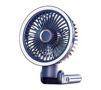 YUTNGYNG Foldable Rechargeable Clip Fan With LED Night Light USB Powered 3 Speeds Quiet Cooling Fan For Office Camping Travel Use