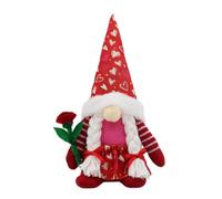 YUTNGYNG Love Heart Swedish Gnomes Plush Dolls Scandinavian Elves Toy Valentines Day Weddings Party Decors Home Tabletop Ornament Romantics Gnomes Stuffed Dolls