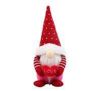 YUTNGYNG Love Heart Swedish Gnomes Plush Dolls Scandinavian Elves Toy Valentines Day Weddings Party Decors Home Tabletop Ornament Romantics Gnomes Stuffed Dolls