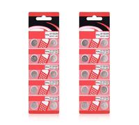 YUTNGYNG Pack Of 10/20 High Capacity AG10 LR1130 Button Batteries AG10 LR1130 Alkaline Button Cell Battery For Small Electronics