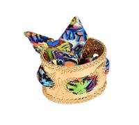 YUTNGYNG Statement Pieces Retro Alloy Ribbon Bangle With Intricate Floral Patterns For Casual Event Formal Occasions Vintage Colorful Ribbon