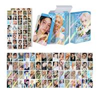 Yuto Stray Kids Laser karma Photocards 124 PCS Photo Cards with Holo Effect Stray Kids Kpop Gift Lomo Cards Merch for Boys and Girls (Felix)